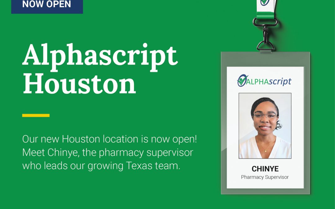 Alphascript Houston is now open.